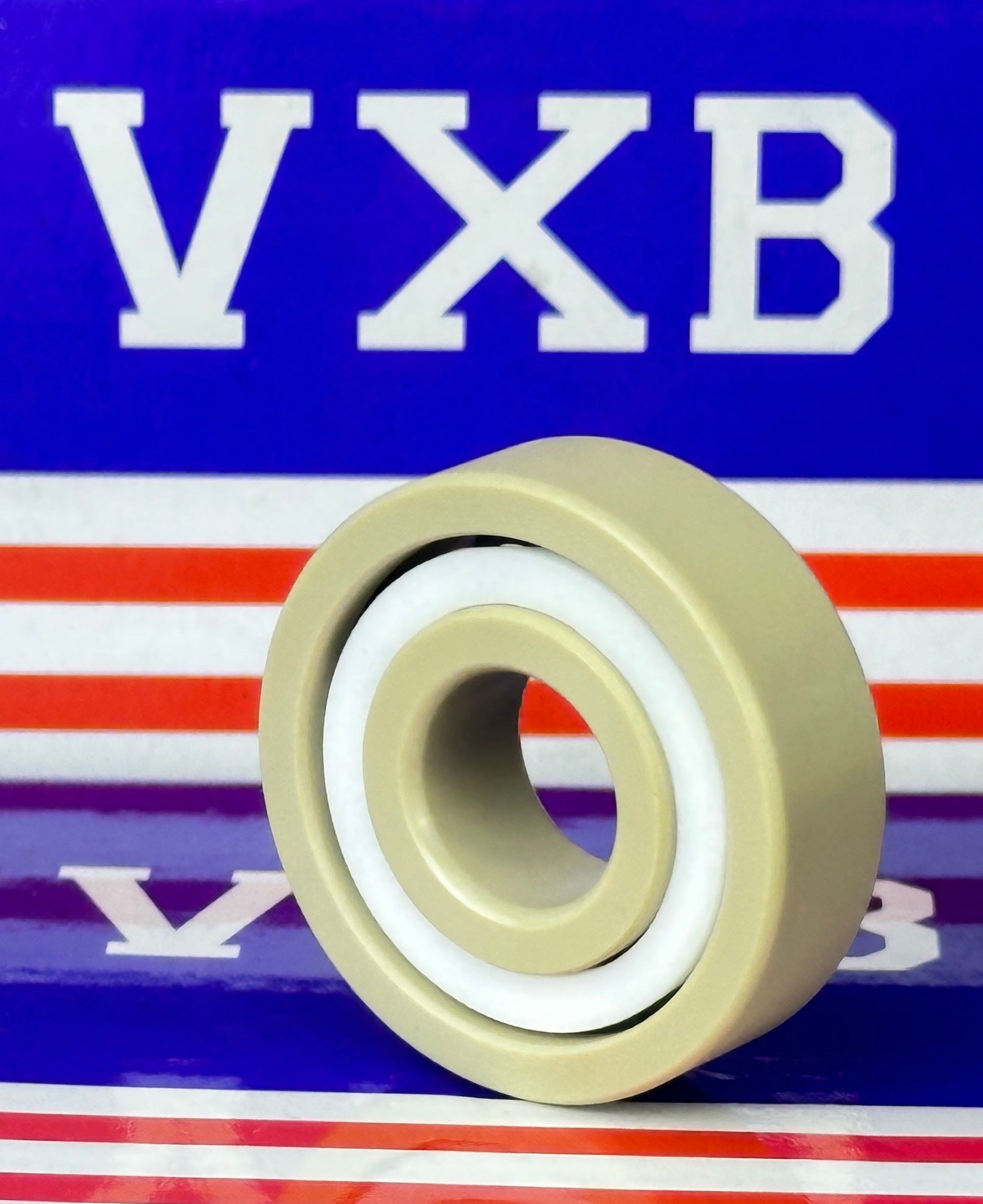 6201 PEEK Ball Bearing - Si₃N₄ Ceramic Balls - PTFE Cage - 12x32x10mm