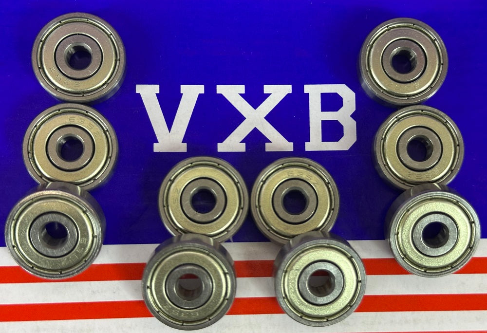 10-Pack 635ZZ 5x19x6mm Double Shielded Miniature Bearing