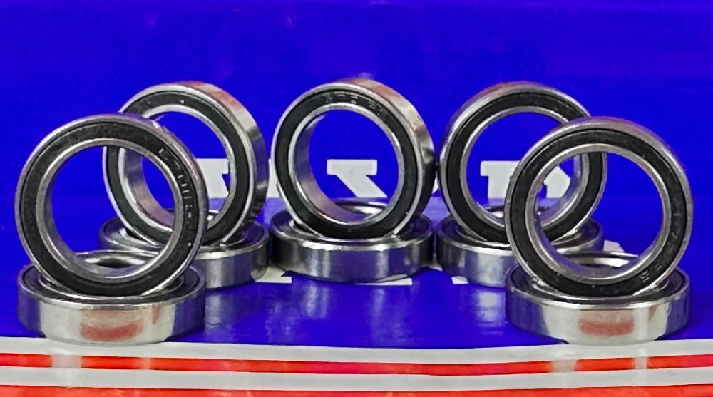 10-Pack Premium 6701-2RS 12x18x4 Sealed Bearings