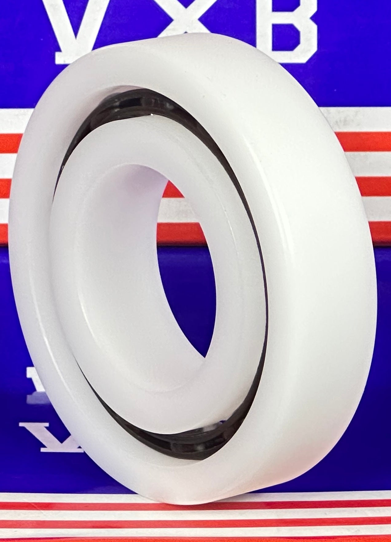 Acetal/POM Plastic Bearing 6207 - Glass Balls - 35x72x17mm