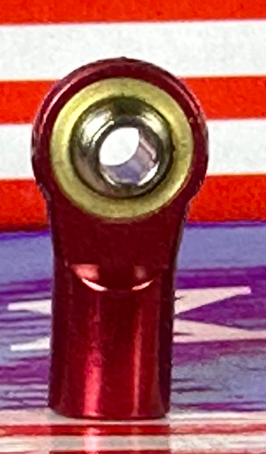 Female Rod End 4mm Red PHS4 Right Hand Mini Heim Joint