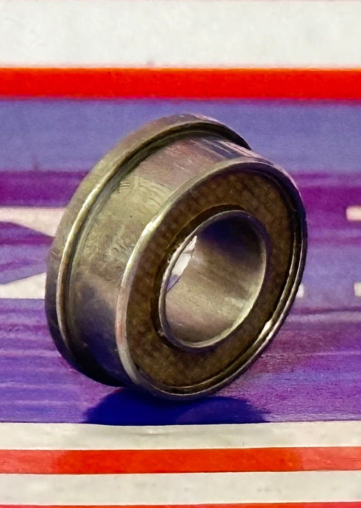 SFR188ZT EZO made in Japan Flanged Stainless Steel 1/4" x 1/2" x 3/16" Bearing