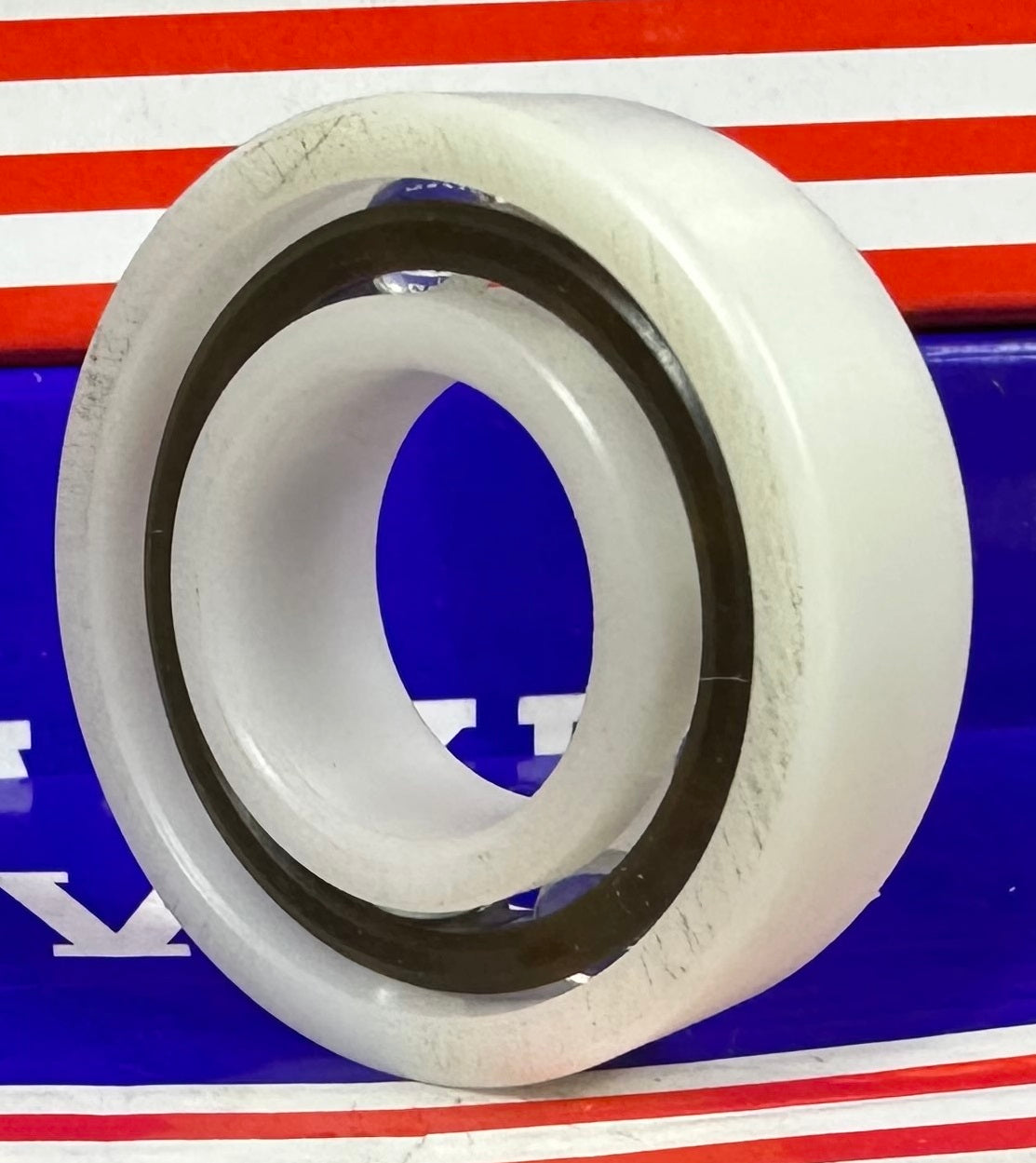 Acetal/POM Plastic Bearing 6004 - Glass Balls - 20x42x12mm