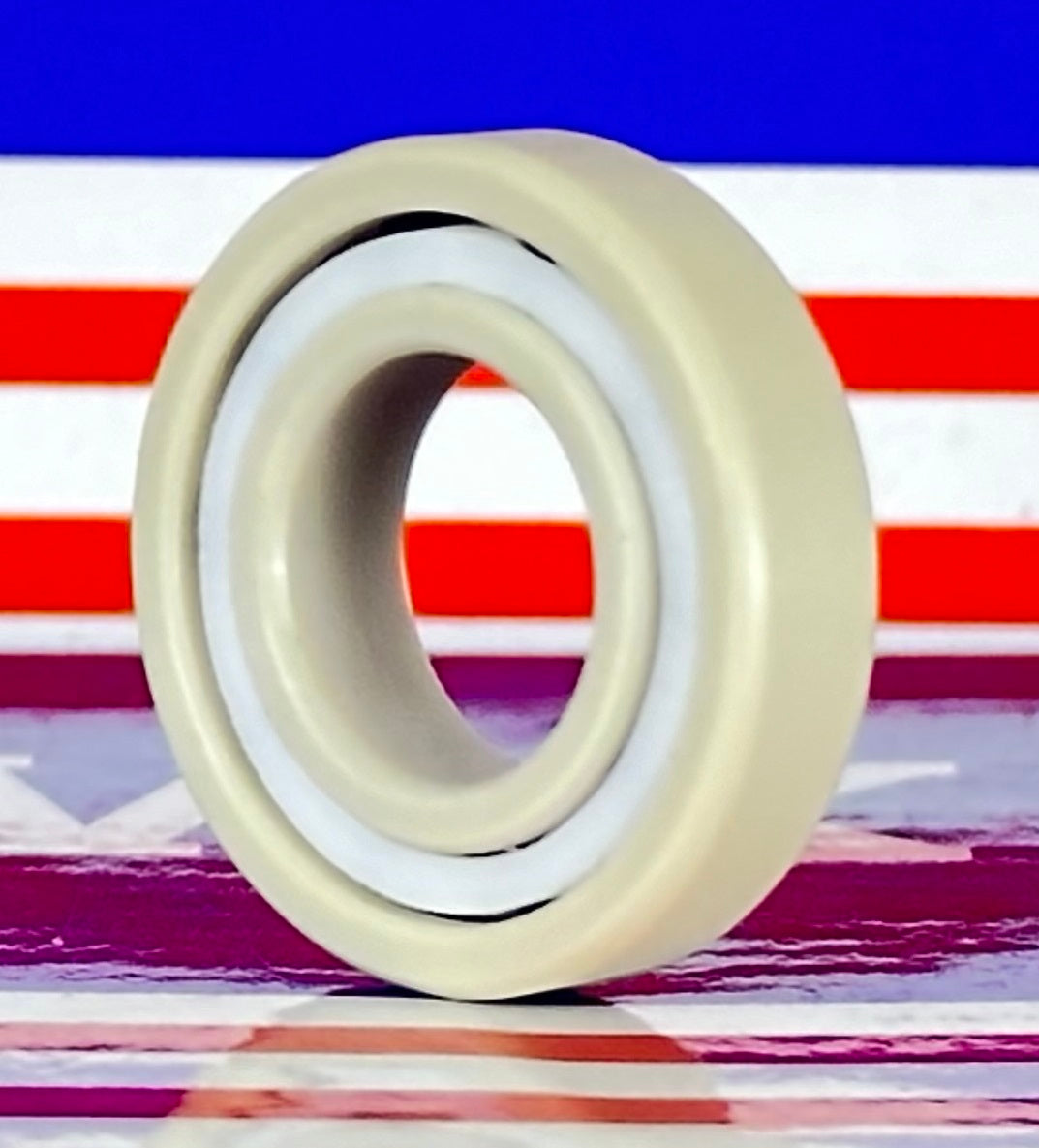 6901 PEEK Ball Bearing - Si₃N₄ Ceramic Balls - PTFE Cage - 12x24x6mm