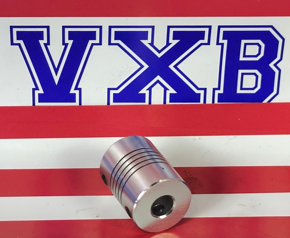 Flexible Parallel Aluminium Jaw Shaft CNC Coupling D19-L25-5x7MM