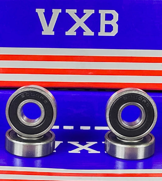 4-Pack 6000-2RS Bearings 10x26x8 Ball Bearings Dual Sided Rubber Sealed