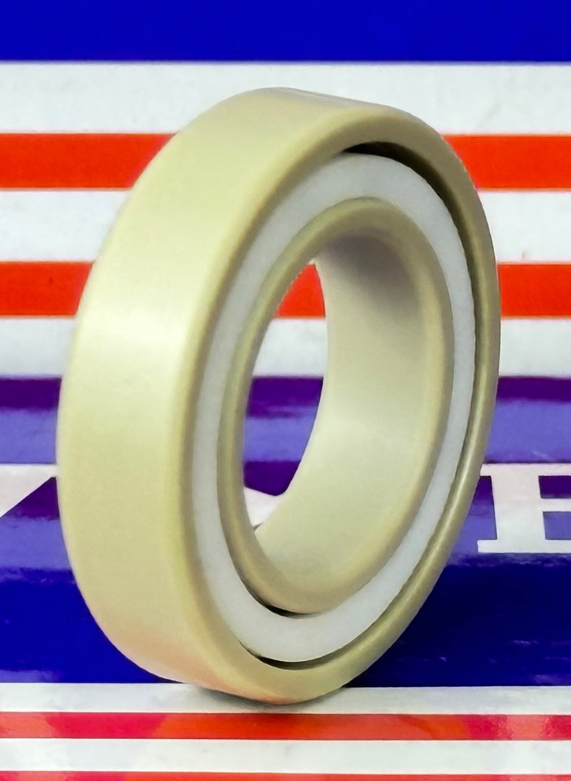 6903 PEEK Ball Bearing - Si₃N₄ Ceramic Balls - PTFE Cage - 17x30x7mm