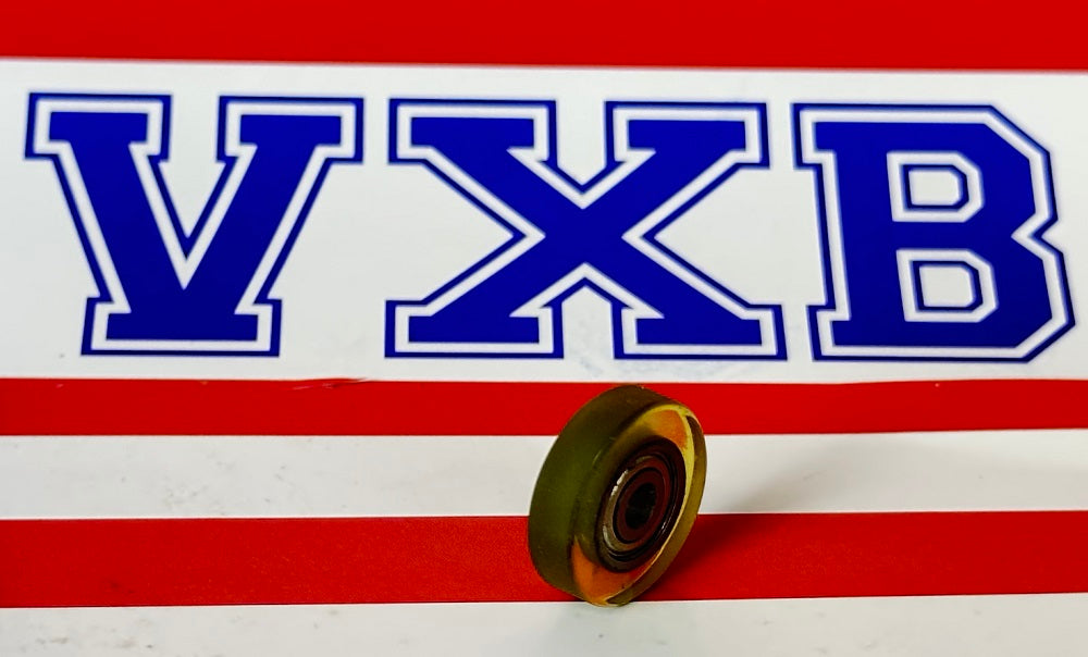 PU0315-4-TIRE PU Covered Bearing 3x15x4mm - Shielded - Miniature