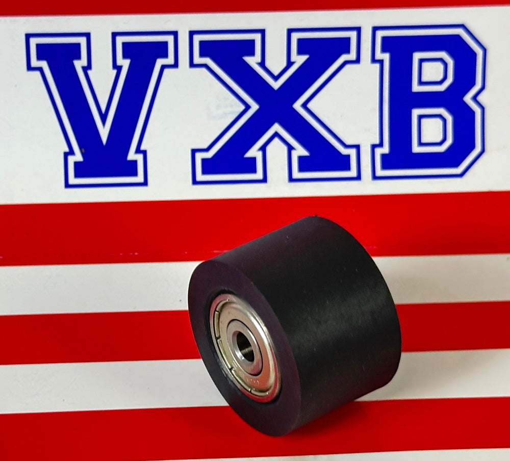 5x30x20 Polyurethane Shielded Bearing - Black Polyurethane Tire 5x30x20mm