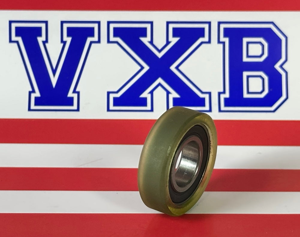 PU12X28X8-2RS PU Covered Bearing 12x28x8mm - Sealed - Miniature