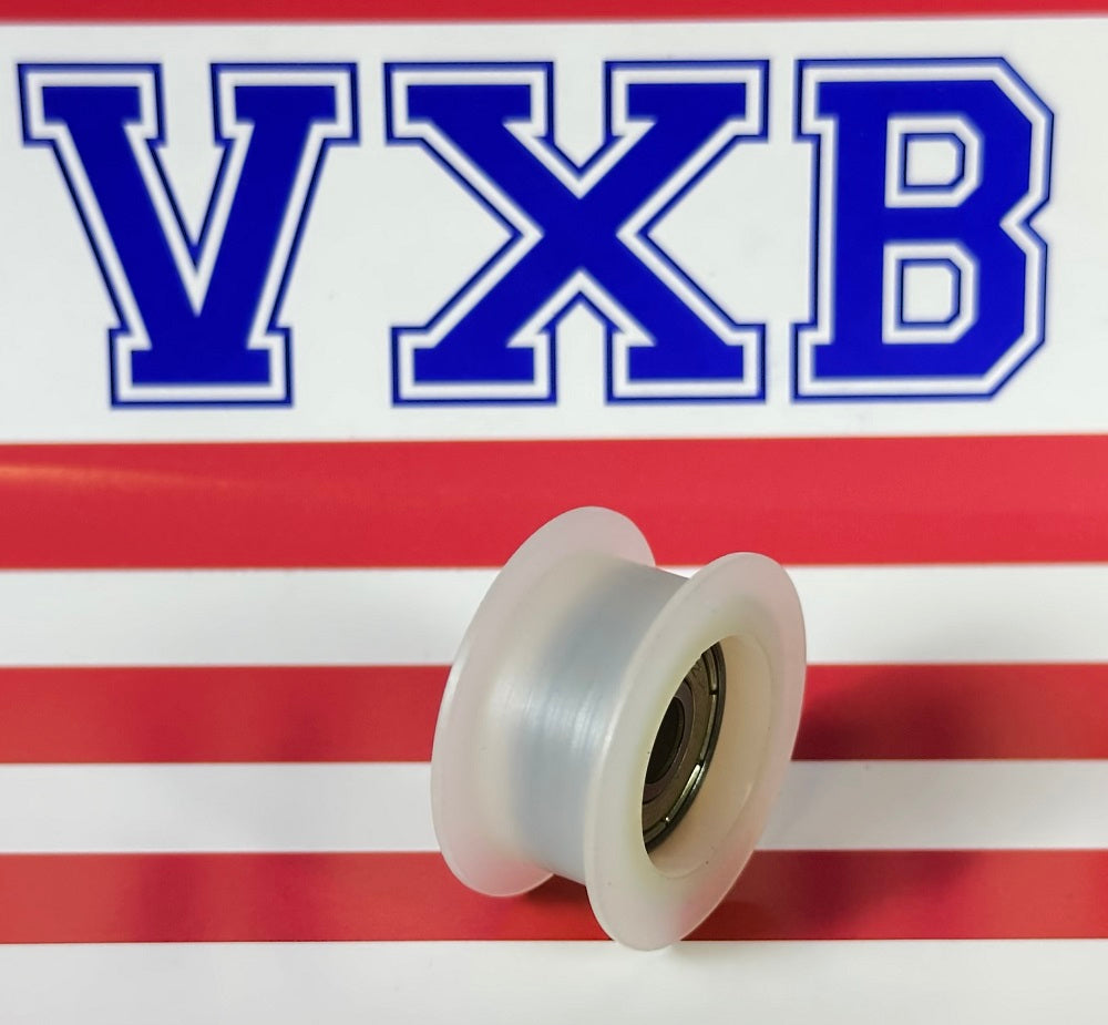 6mm Bore Bearing - 29mm H Groove Nylon Pulley Squared Groove Track Roller Bearing 6x29x13.5mm