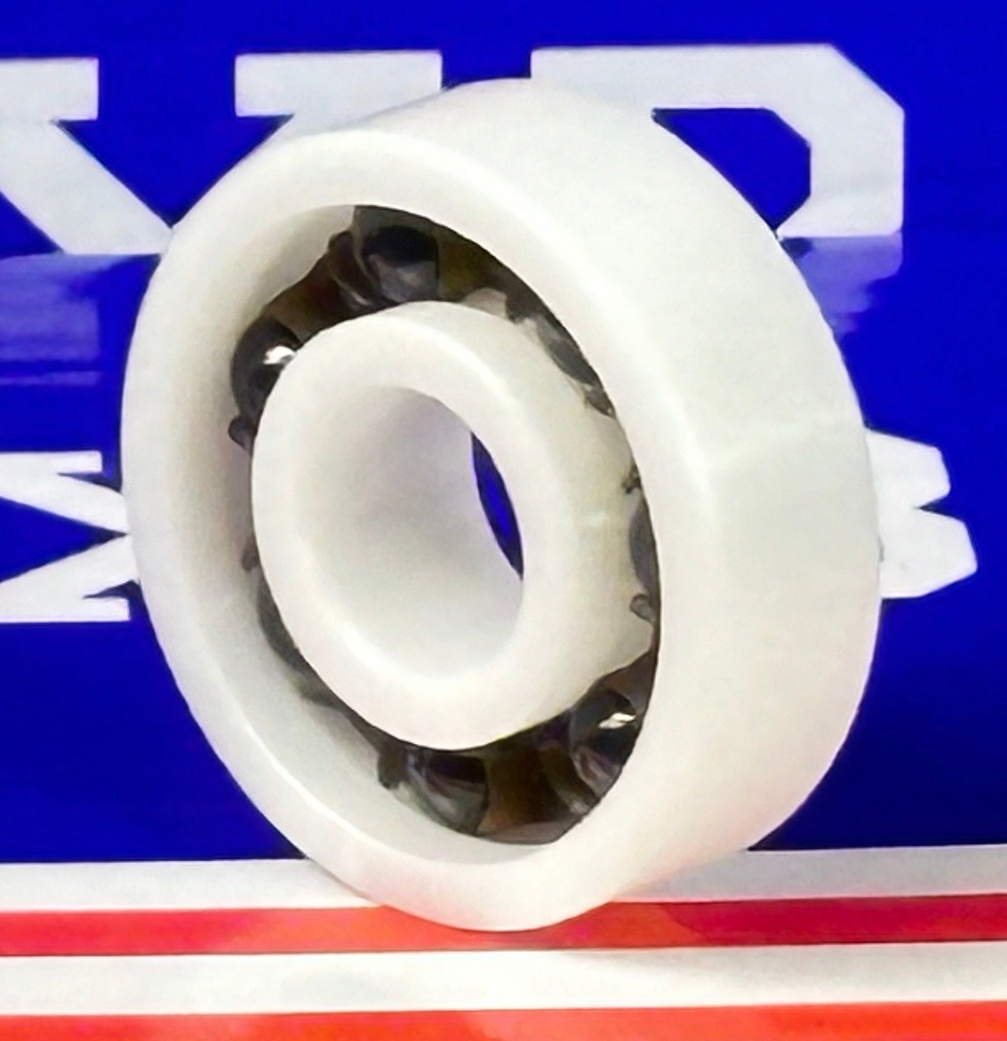 Full Ceramic ZrO2 608 Miniature Ball Bearing: Si3N4 Balls, Nylon Cage 8x22x7mm