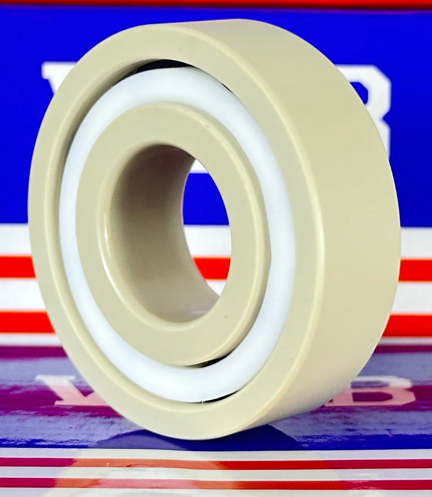 6204 PEEK Ball Bearing - Si₃N₄ Ceramic Balls - PTFE Cage - 20x47x14mm