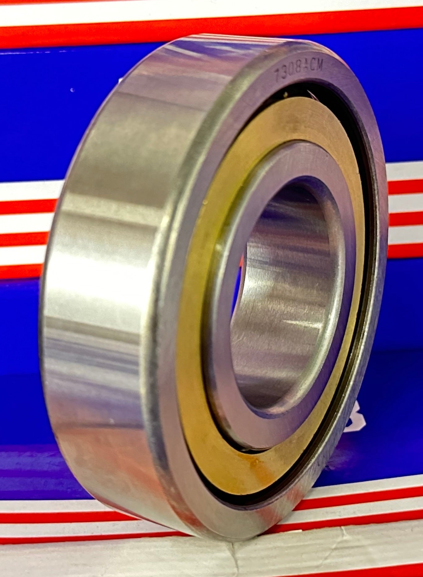 7308ACM Angular Contact bearing Bronze Cage 40x90x23mm