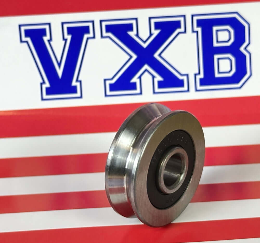 10x37x12x14mm V Groove Track Roller Bearing 8mm Wide