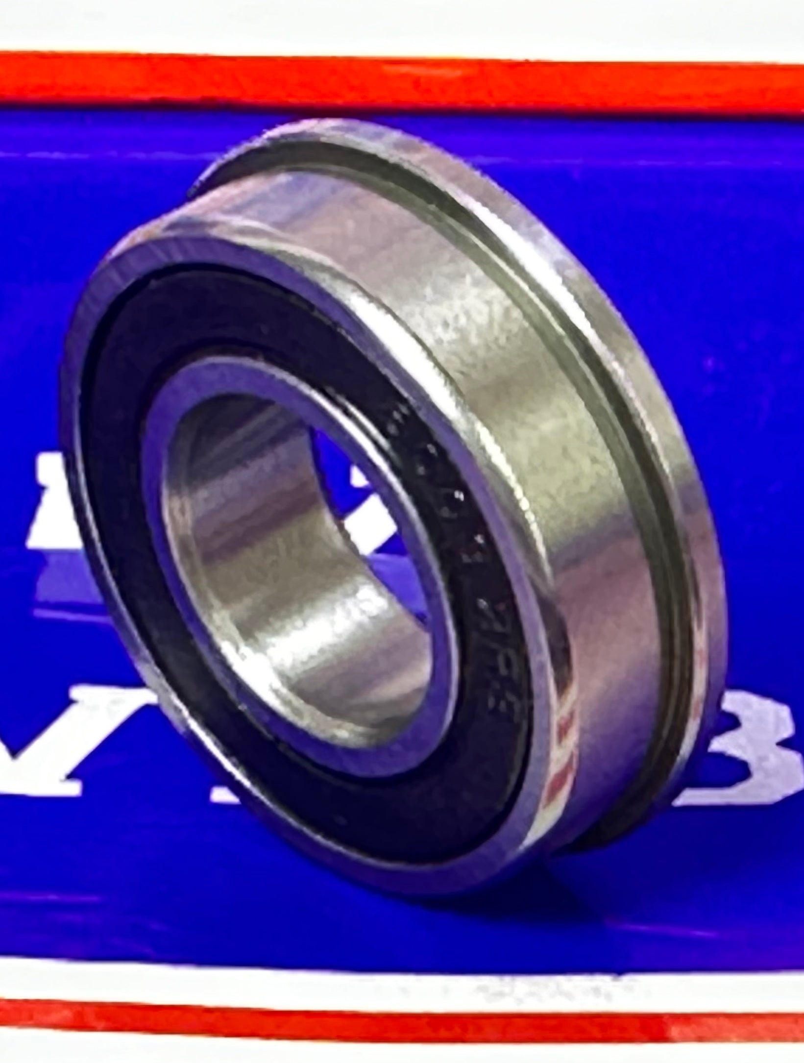 Trolley Guide Bearing 17x35x11mm Sealed Ball Bearing - Flange Diameter of 37mm