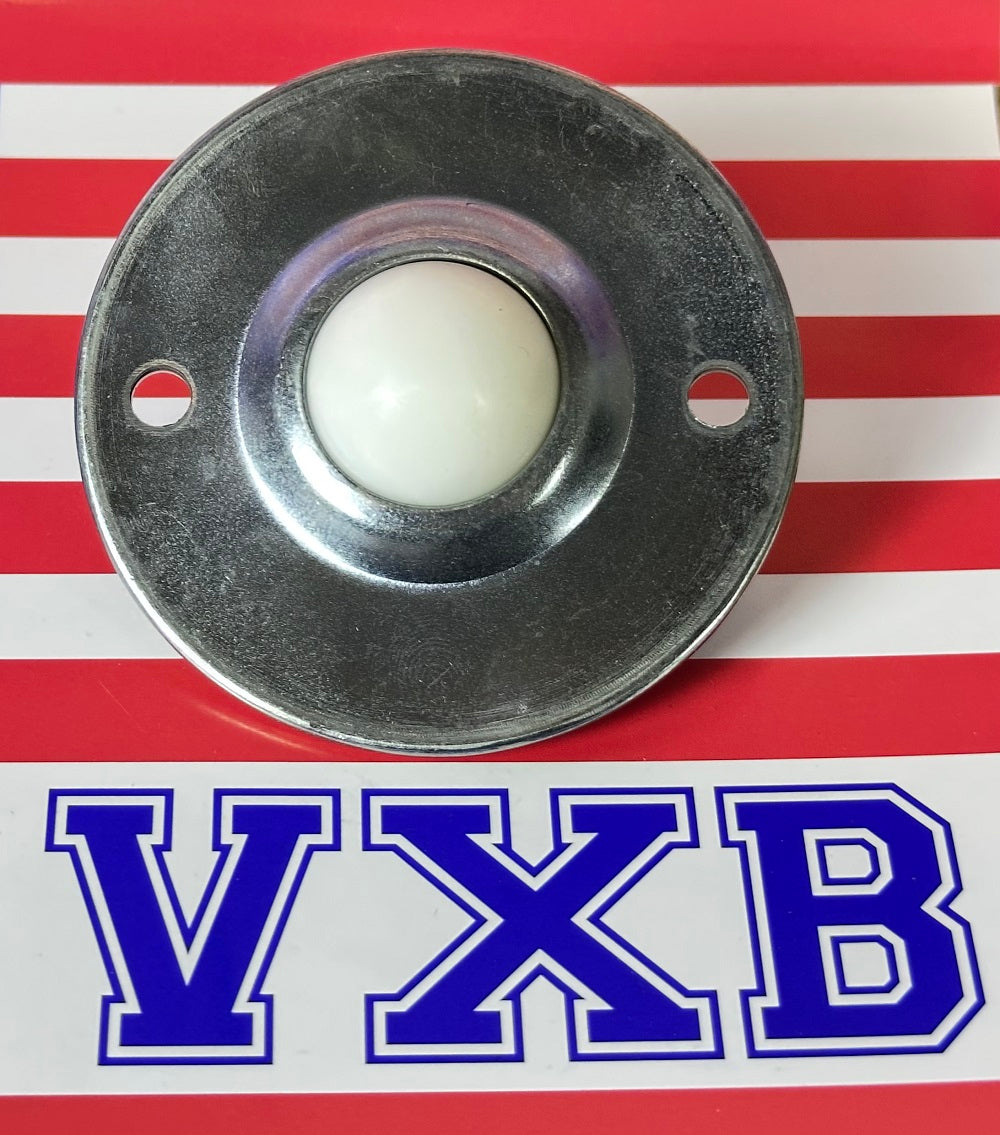 2 Holes 1 Inch Flange Ball Transfer Unit Mount Surface Bearing