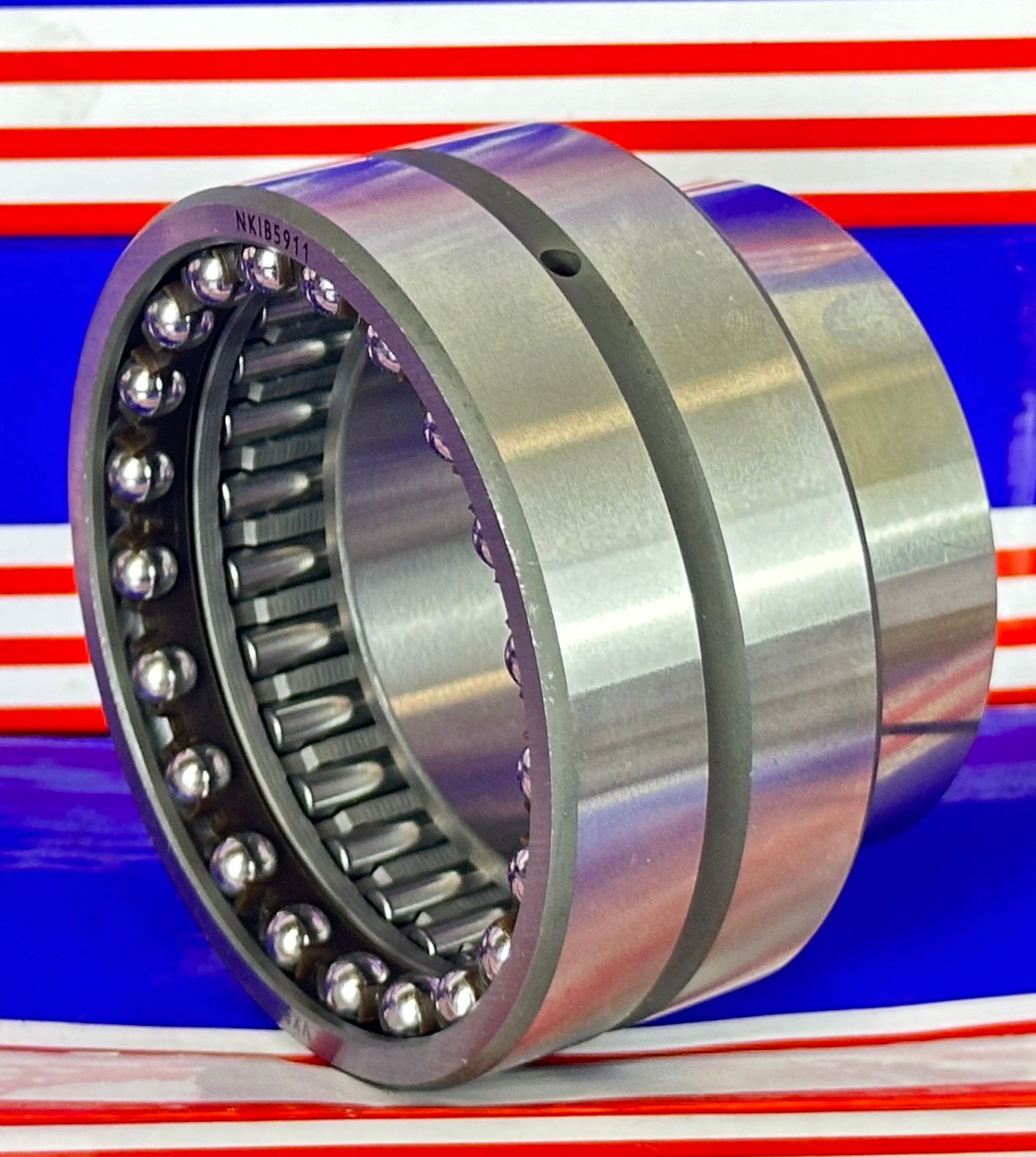 NKIB5911 Needle Roller Bearing - 3-Point Contact Ball Bearing 55X80X34mm - Machined Type