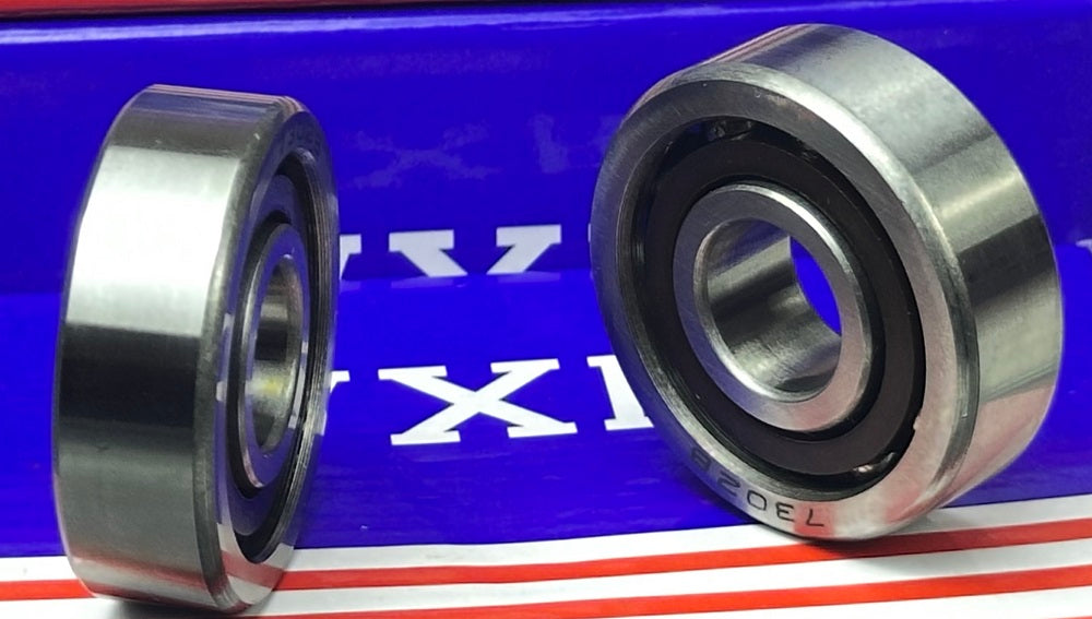 2-Pack Angular Contact Bearings 7302B 15x42x13mm