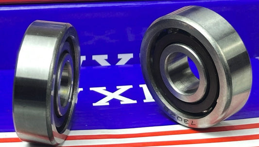 2-Pack Angular Contact Bearings 7302B 15x42x13mm