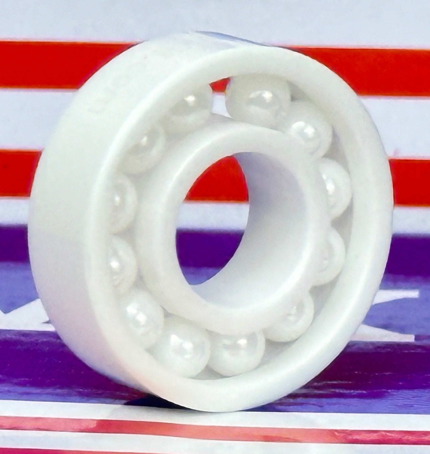 R6 Full Complement Full Ceramic Bearing 3/8" x 7/8" x 9/32" ZrO2 Bearing