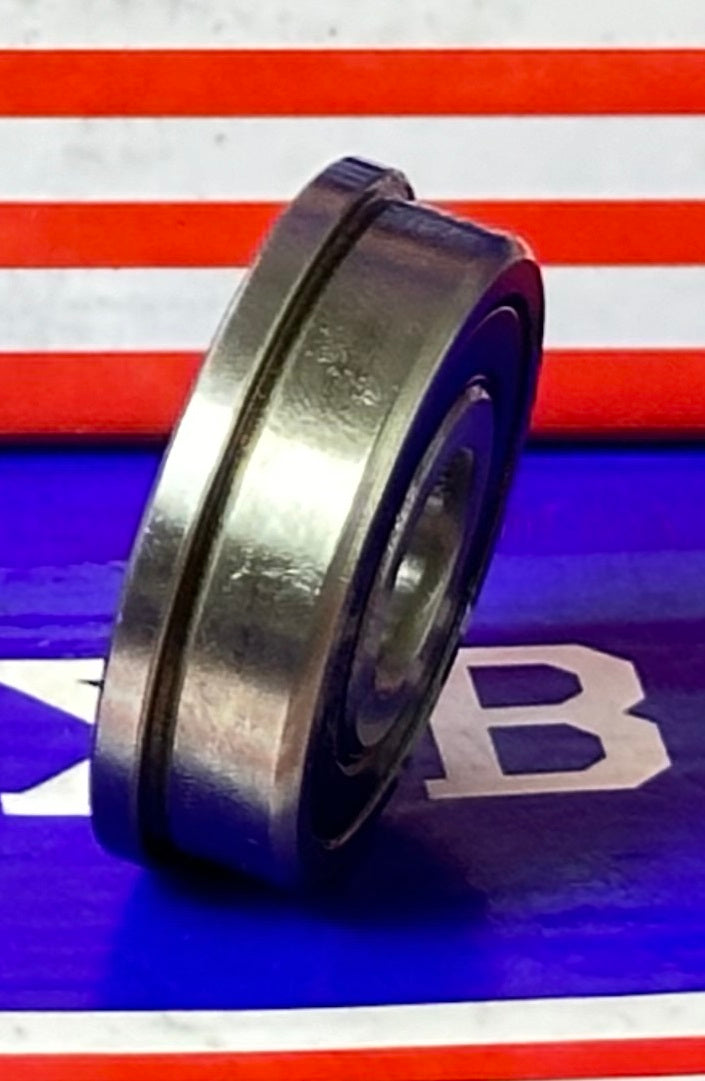 F6200-2RS Flanged Sealed Miniature Bearing 10x30x9mm