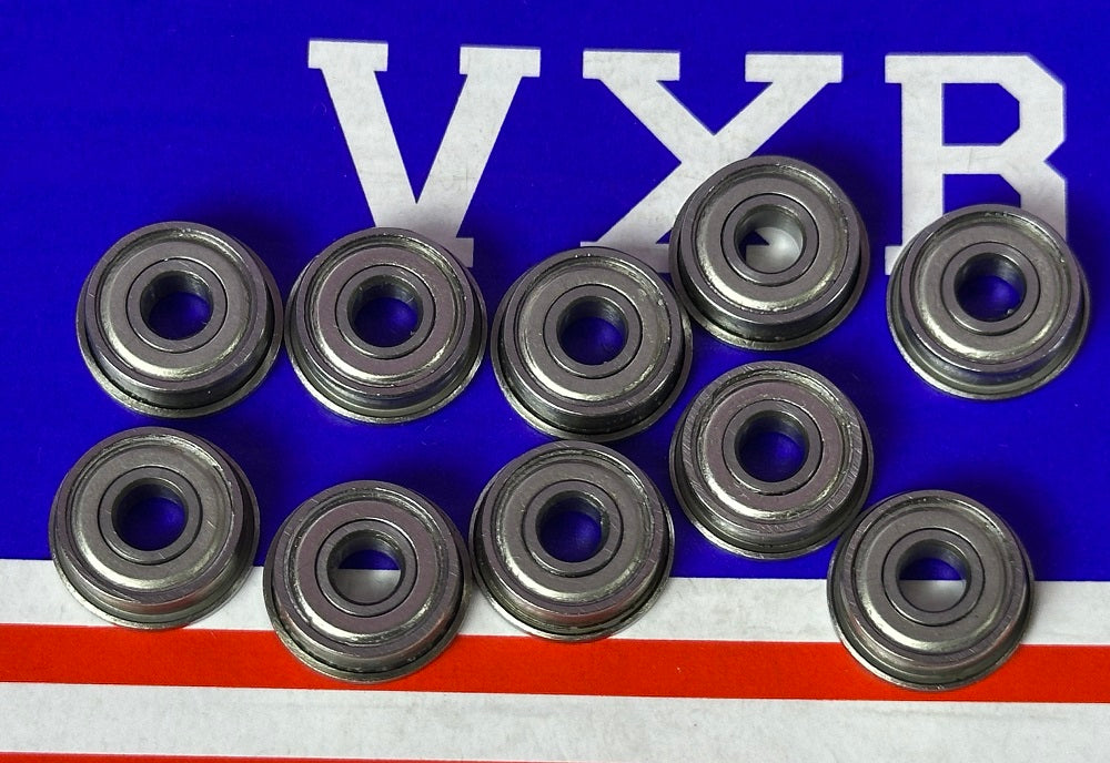 10-Pack Flanged Bearings F694ZZ 4x11x4 - Shielded - Miniature