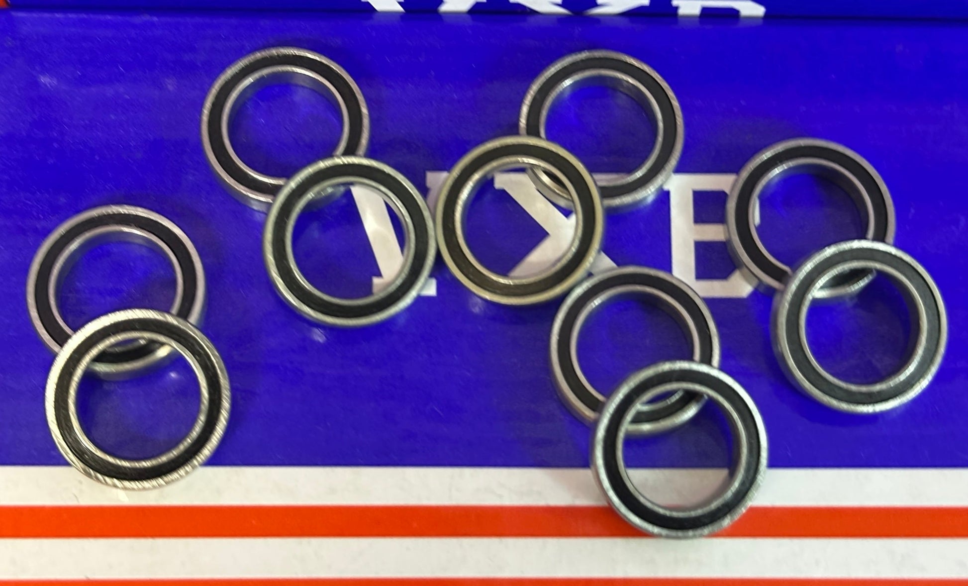 10-Pack Sealed Bearing R1212-2RS 1/2x3/4x5/32 inch