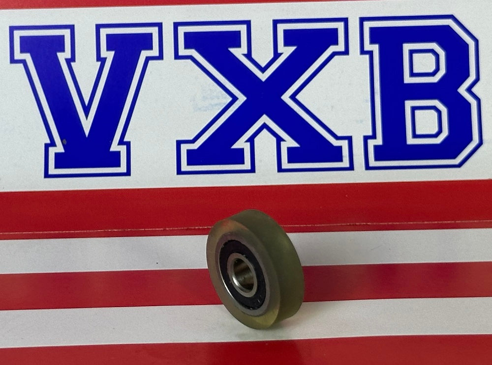 PU5x18x5 Tire PU Covered Bearing 5x18x5mm - Sealed - Miniature