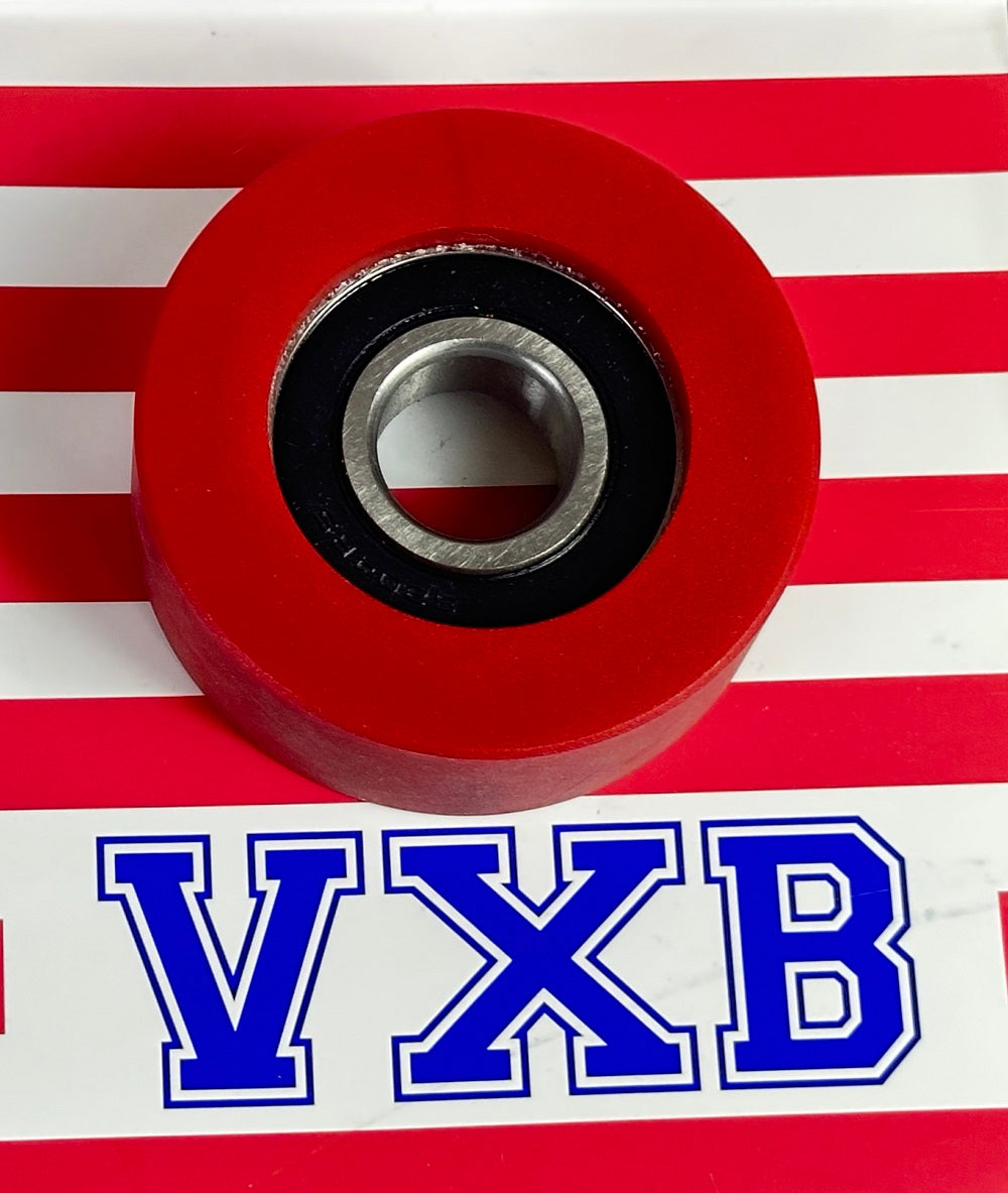 PU20x70x25ZZ Shielded Polyurethane COvered Bearing - Black Tire 20x70x25mm