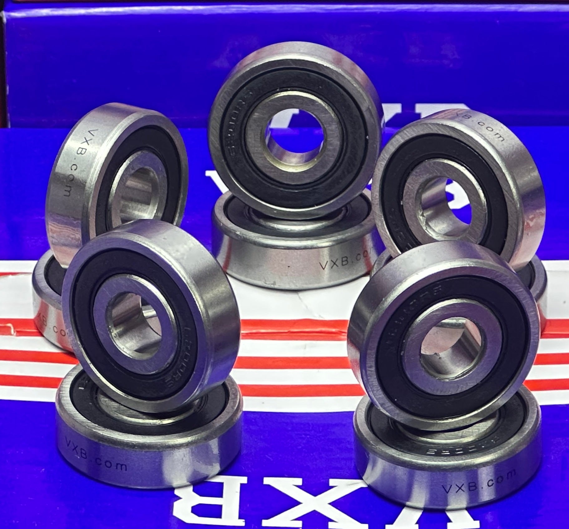 10-Pack 6200-2RS Ball Bearing - Premium - Sealed