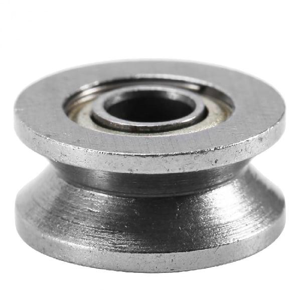 3mm ID x 12mm OD Pulley V Groove Track Roller Bearing 3x12x4mm