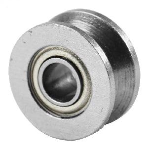 3mm ID x 12mm OD Pulley V Groove Track Roller Bearing 3x12x4mm