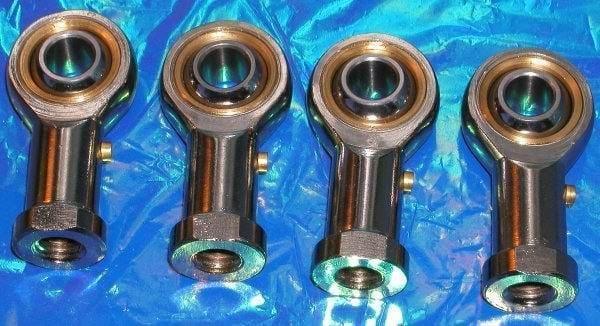 4 Female Rod End Heim Joints 8mm PHS8 - 2 RH + 2 LH Hand