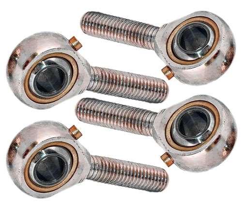 4 Male Rod End 10mm POS10 2 Right & 2 Left Hand