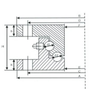 40 Ton Heavy Duty 43 inch Diameter Extra Large Turntable Bearing