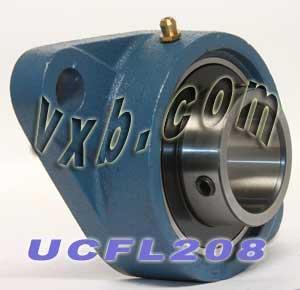 40mm Bearing UCFL208 + 2-Bolt Flanged Cast Housing Mounted Bearing