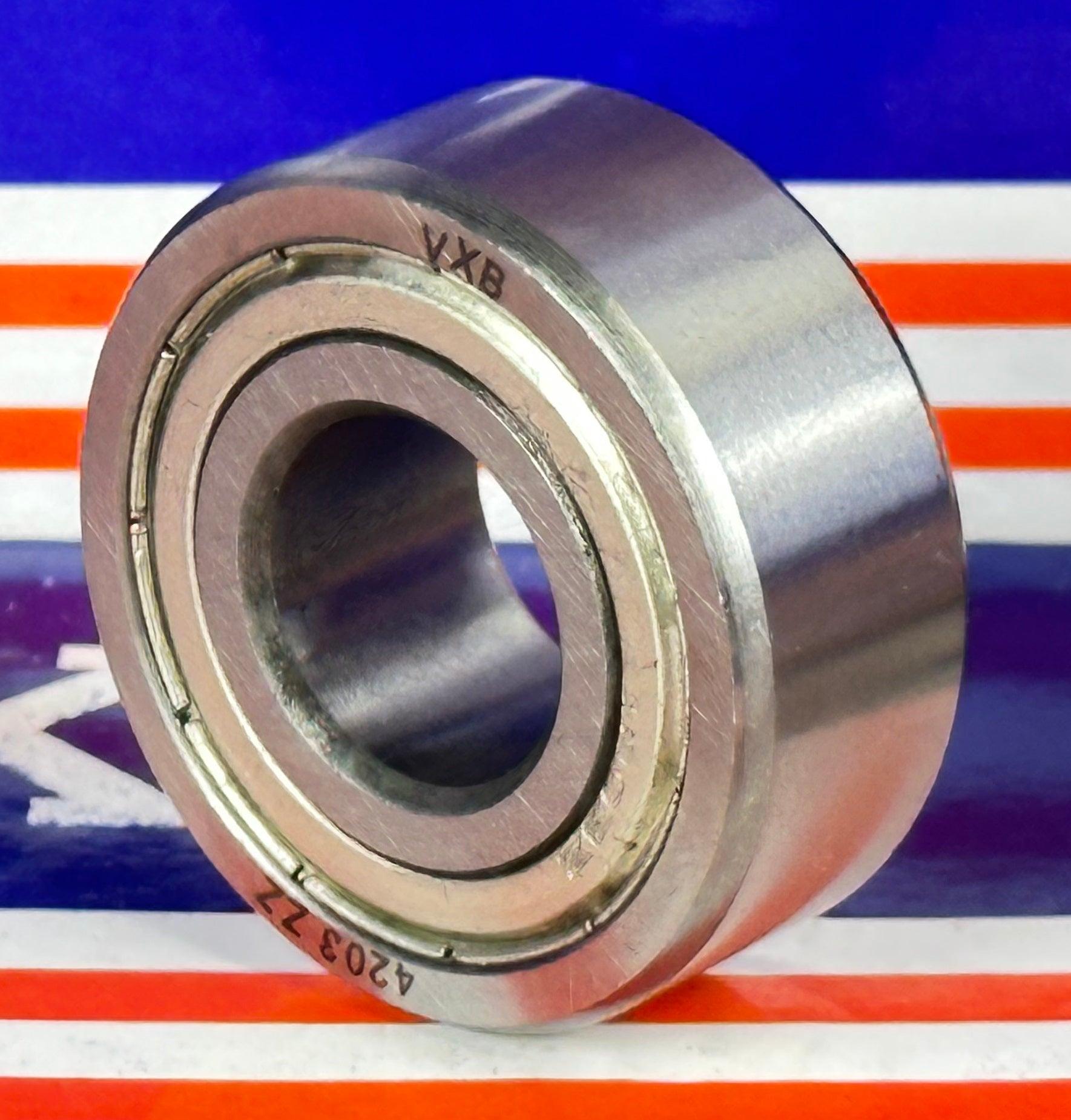 4203ZZ Double Row Angular Contact Bearing 17x40x16mm