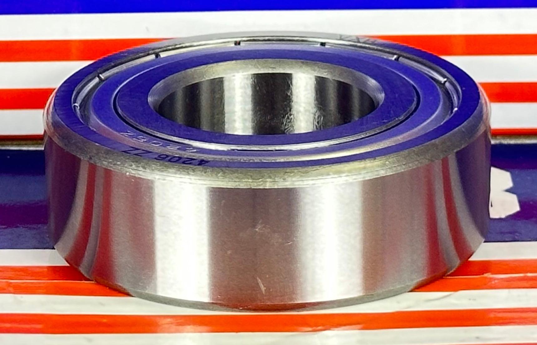 4206ZZ Angular Contact Double Row Bearing 30x62x20mm