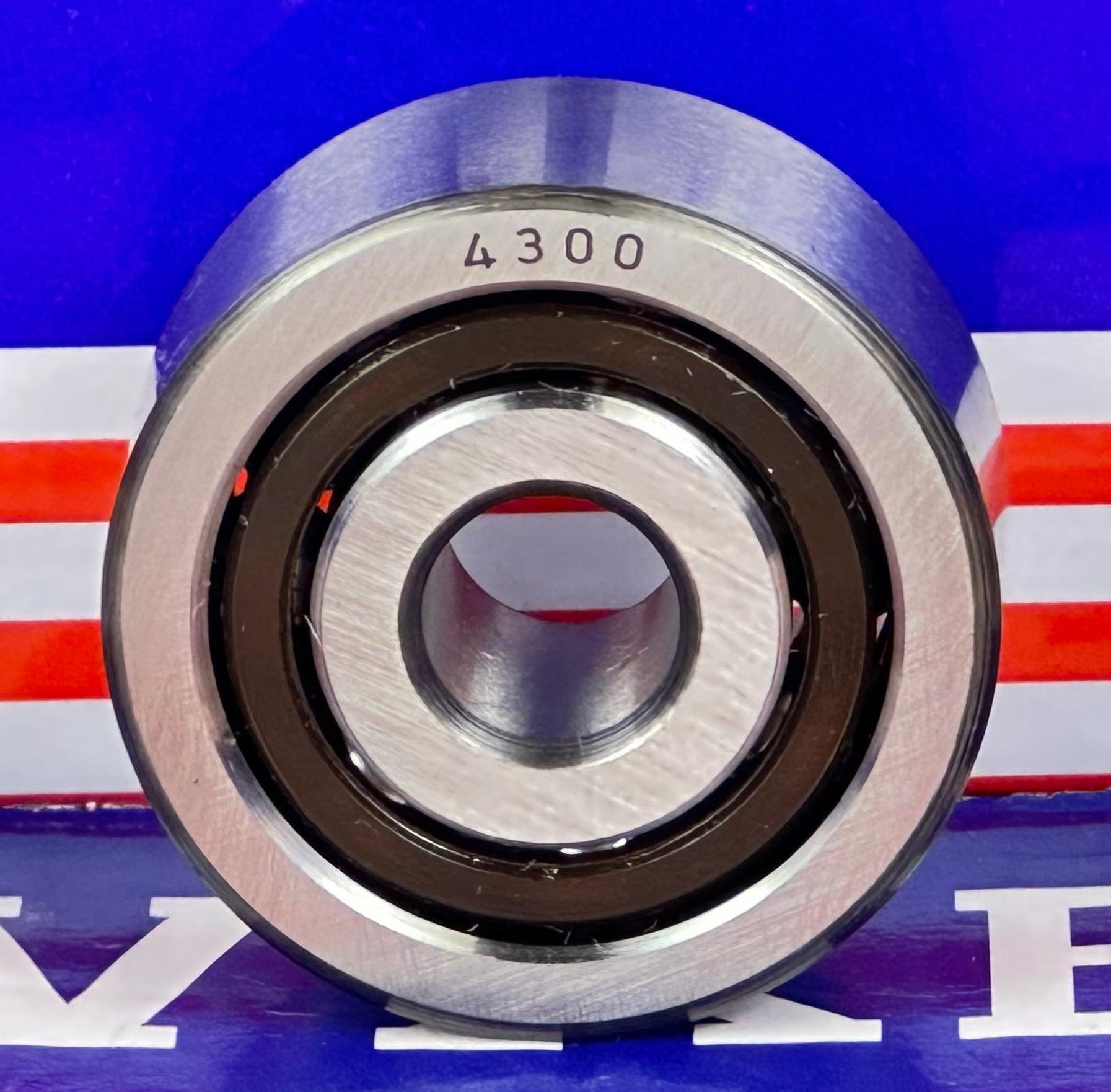 4300 Deep Groove Ball Bearing, Double Row, Open 10x35x17mm