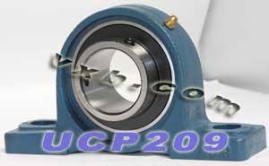 45mm Bearing UCP-209 + Pillow Block Cast Housing Mounted Bearing