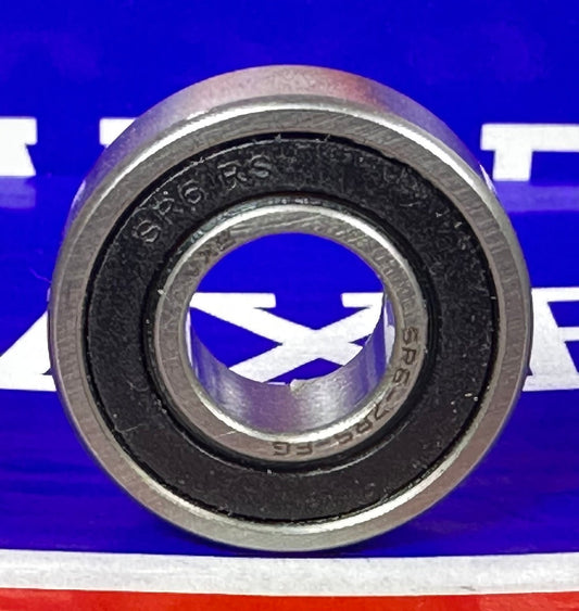 SR6-2RS Food Grade Stainless Steel Sealed Bearing 3/8" x 7/8" x 9/32"