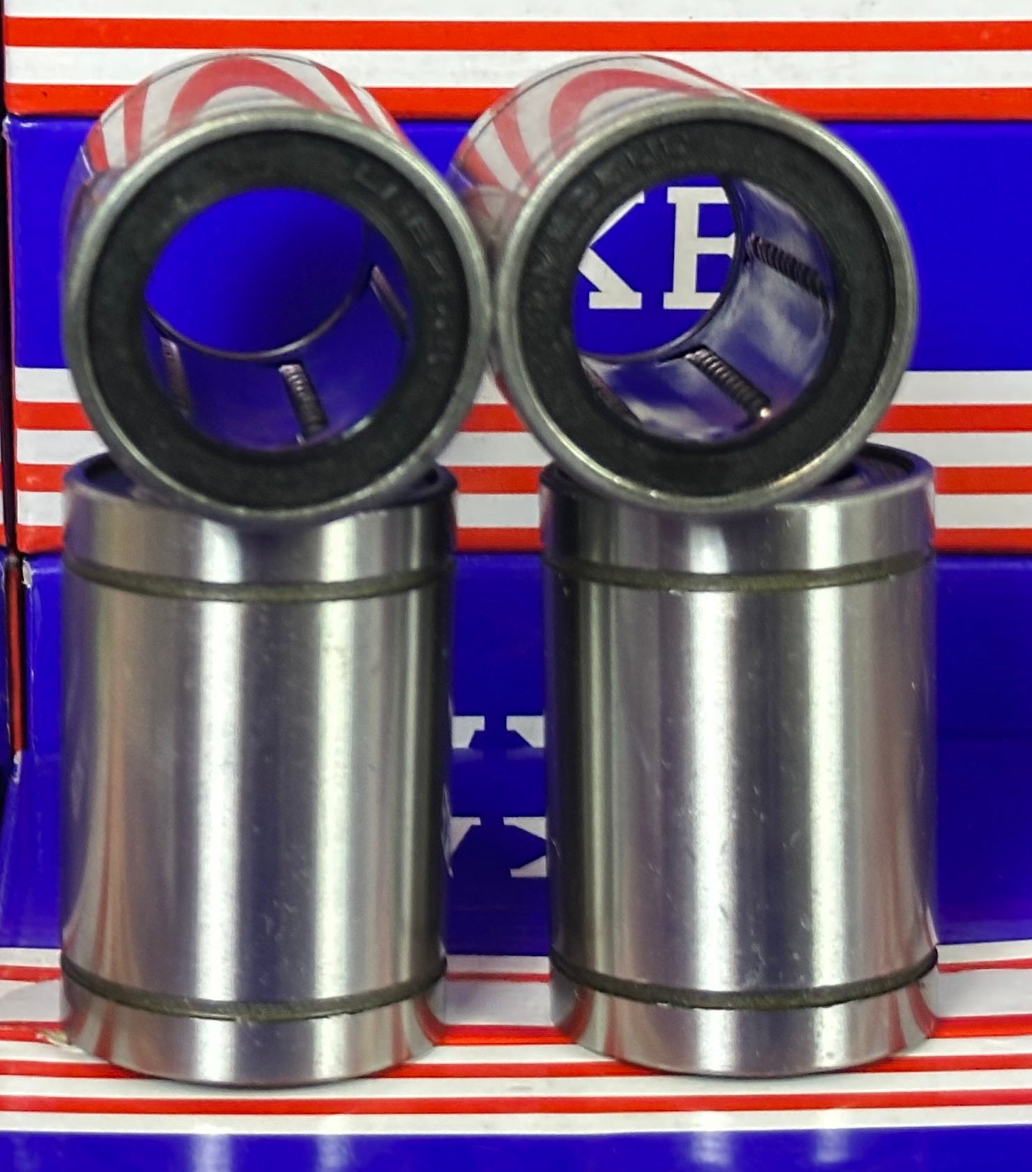 4-Pack LME25UU 25mm Ball Bushing 25x40x58mm Linear Motion Bearings