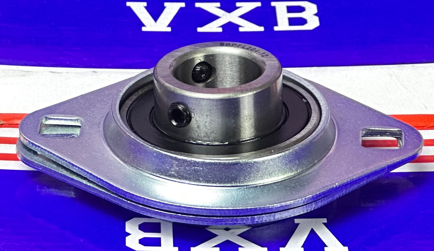 SBPFL204-12 3/4" Pressed Steel Bearing 2-Bolt Flanged Mounted Bearing