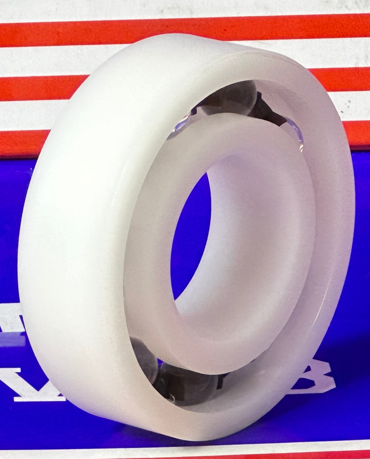 Acetal/POM Plastic Bearing 6205 - Glass Balls - 25x52x15mm