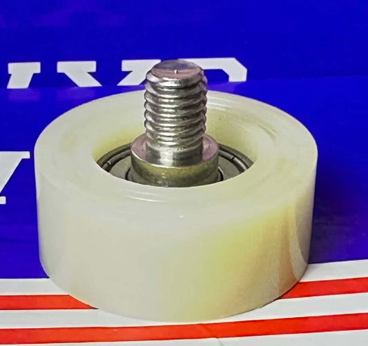 Conveyor Bearing - Threaded M8 Stud TFL 8x35x15ZZ C0 L10