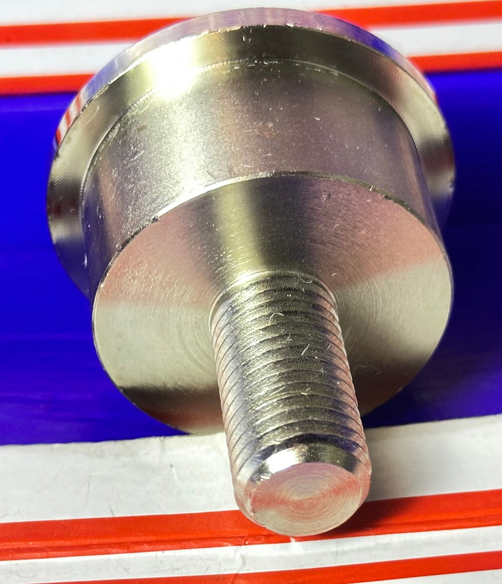 440 lbs Load Capacity Heavy Duty Machined Steel Ball Transfer Unit - M10 Threaded Bolt Bearing Transfer