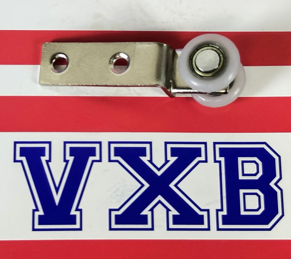 19mm Sliding Door Dual Wheels Bearing Hanger 65mm Long