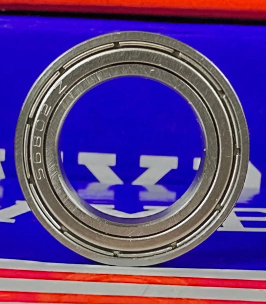Stainless Steel 6802ZZ Bearing 15x24x5mm Shielded