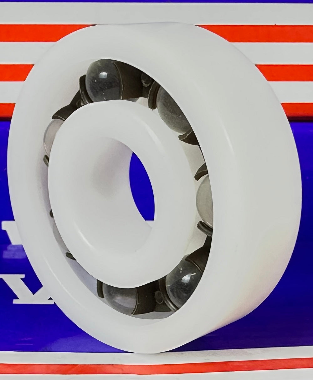 Acetal/POM Plastic Bearing 6303 - Glass Balls - 17x47x14mm